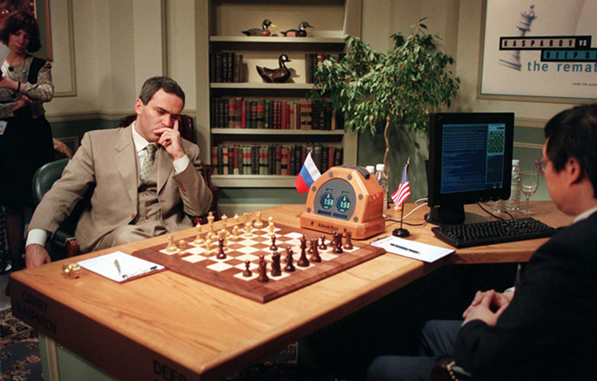 Kasparov vs Deep Blue 1997 Match Poster - Rare